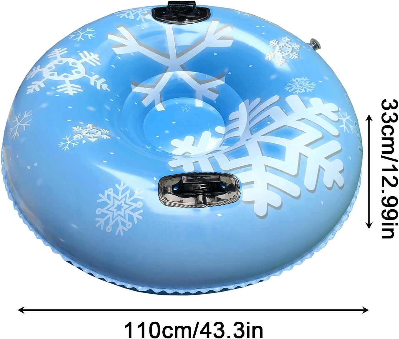 Tubes for Sledding, Inflatable Snow Ring, Abrasion-Proof Sledding Tube for Outdoor Winter Fun, Driveway, Walkway, Pool, Beach, Gathering, and Party Activities