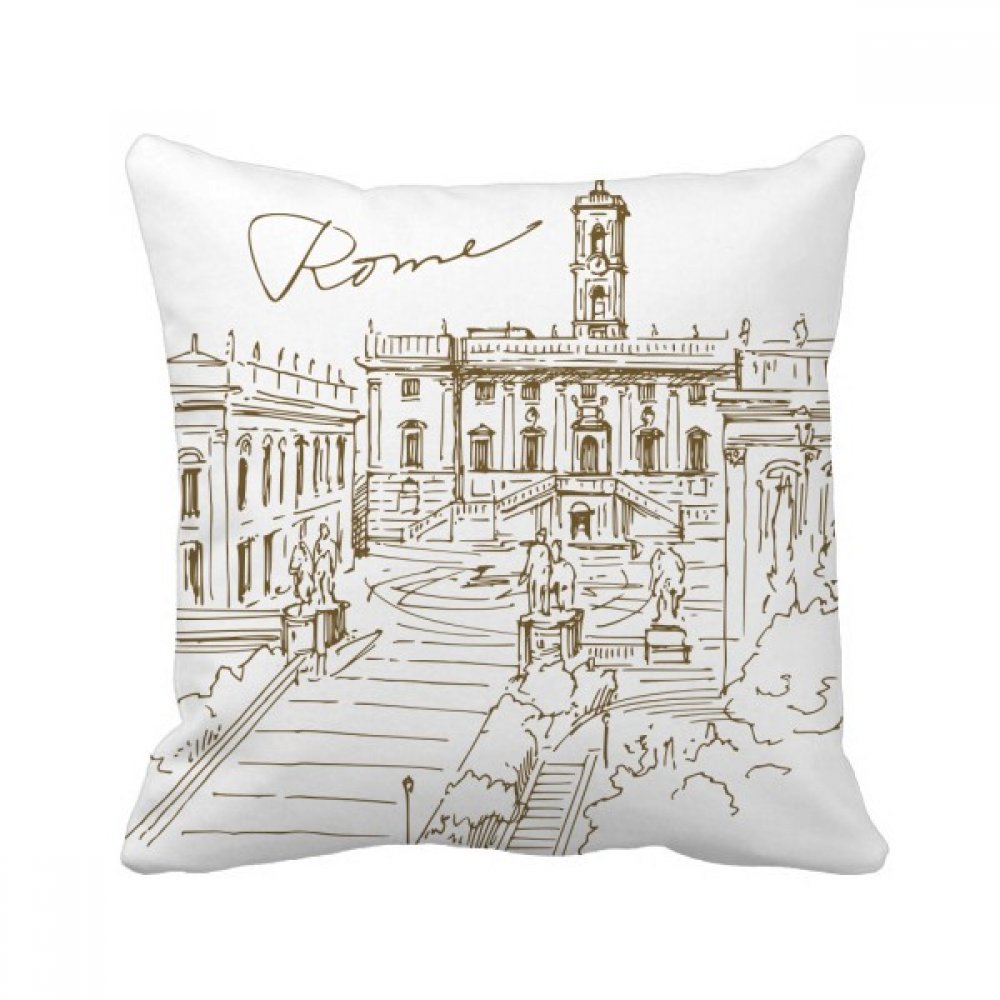 Coussin Prague Place République tchèque housse oreiller multicolor 40x40cm pour décoration salon