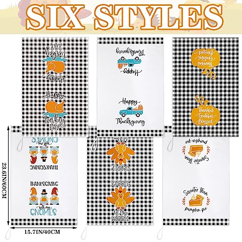 Paños de cocina de calabaza de otoño suaves y absorbentes para hornear 4