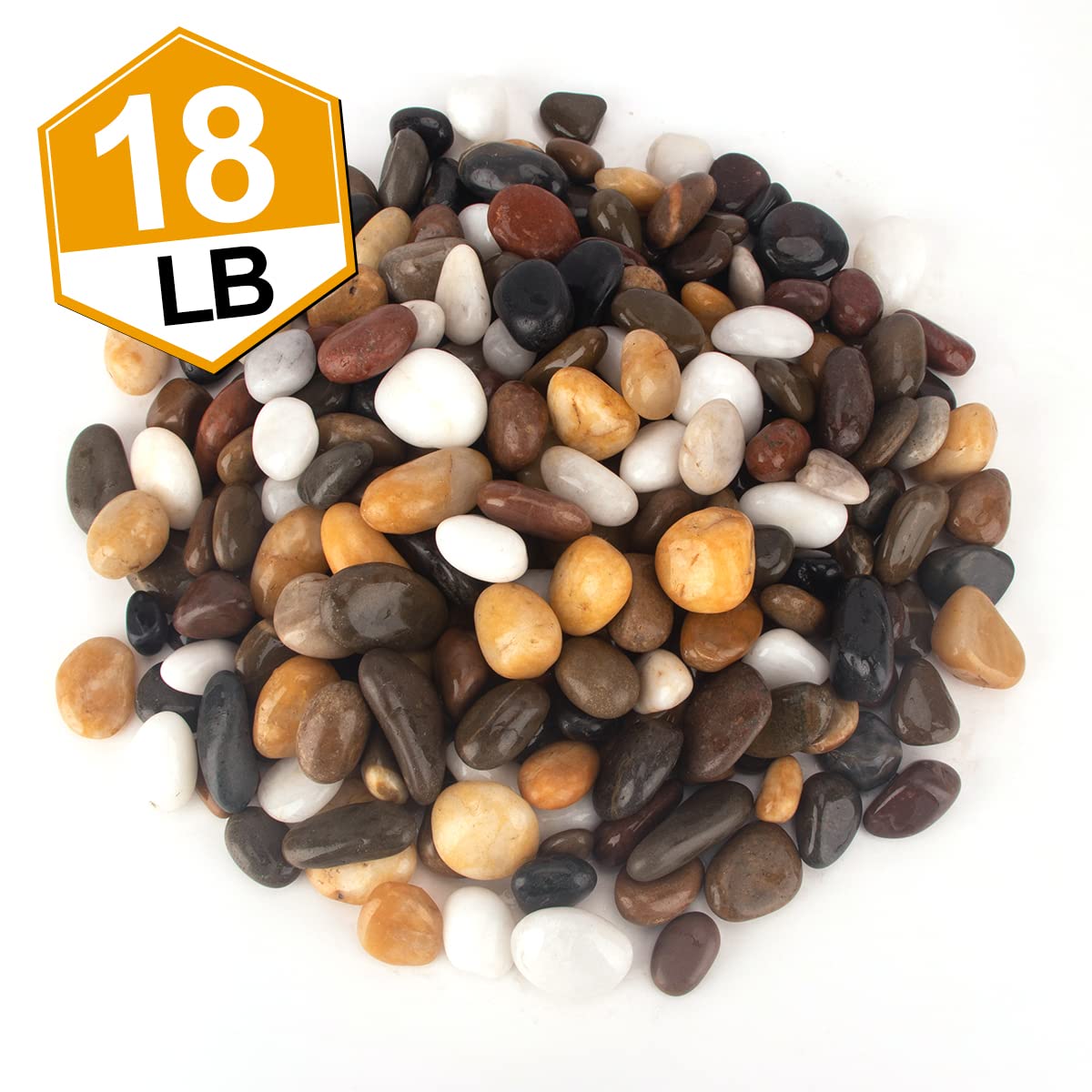 White Gravel Rocks For Landscaping 18 Pounds] White Pebbles Aquarium ...