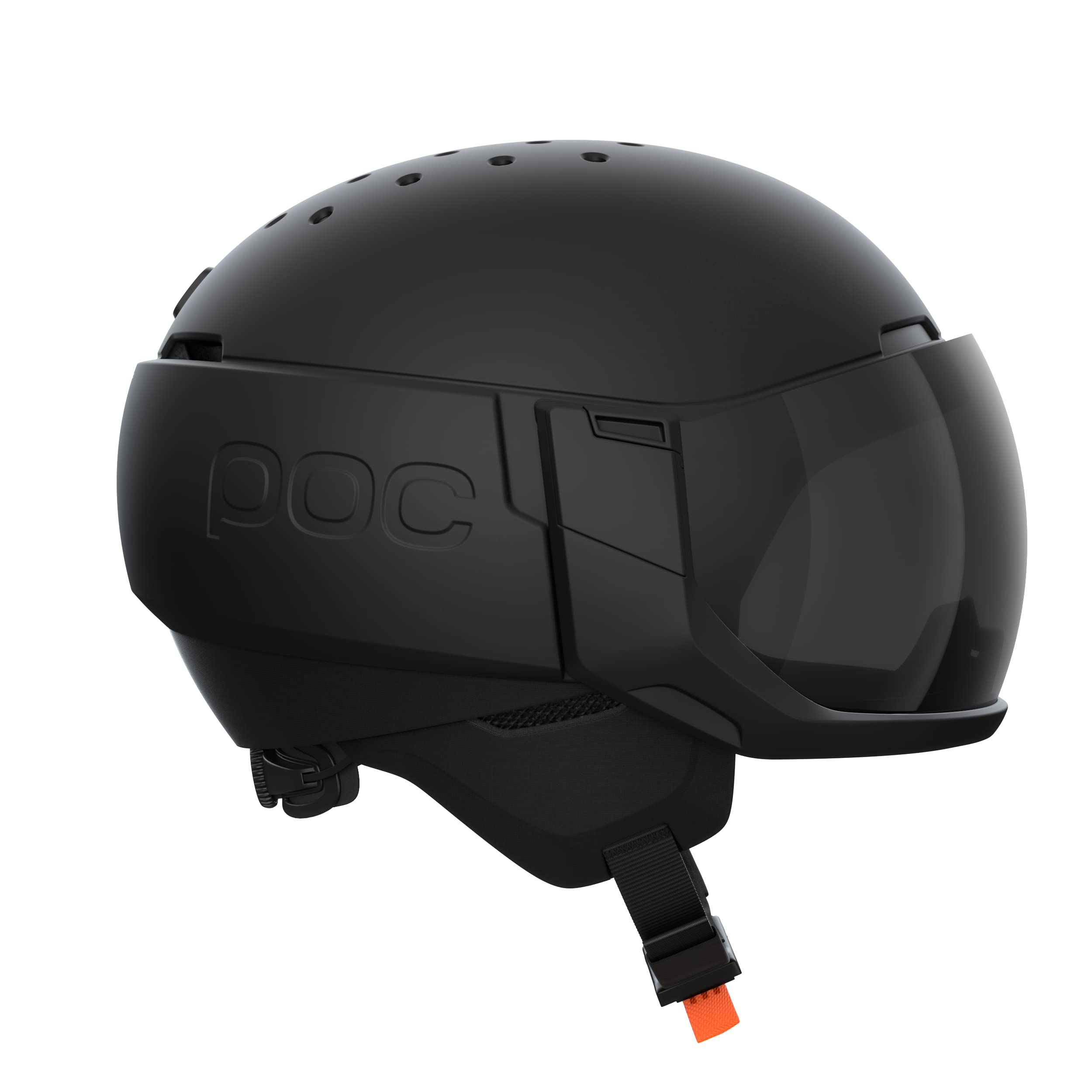 POC Casco de esquí Unisex para Adultos, Uranium Black Matt, XL-XXL (59-62 cm)