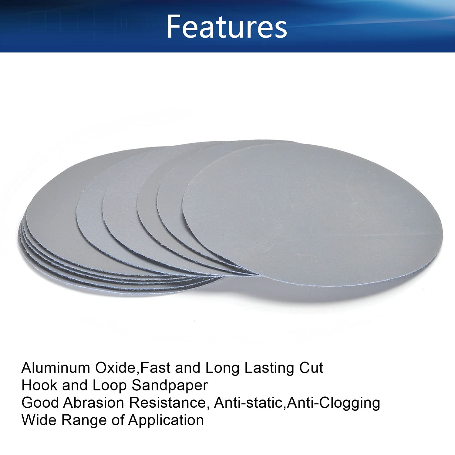 Auniwaig 3000 Grit High Precision Polishing Sanding 4 Inch Hook and Loop Sanding Disc No Hole Orbital Sandpaper with Tack Cloth,Aluminum Oxide Round Shape Sandpaper Fine Sanding for Buffing 10PCS