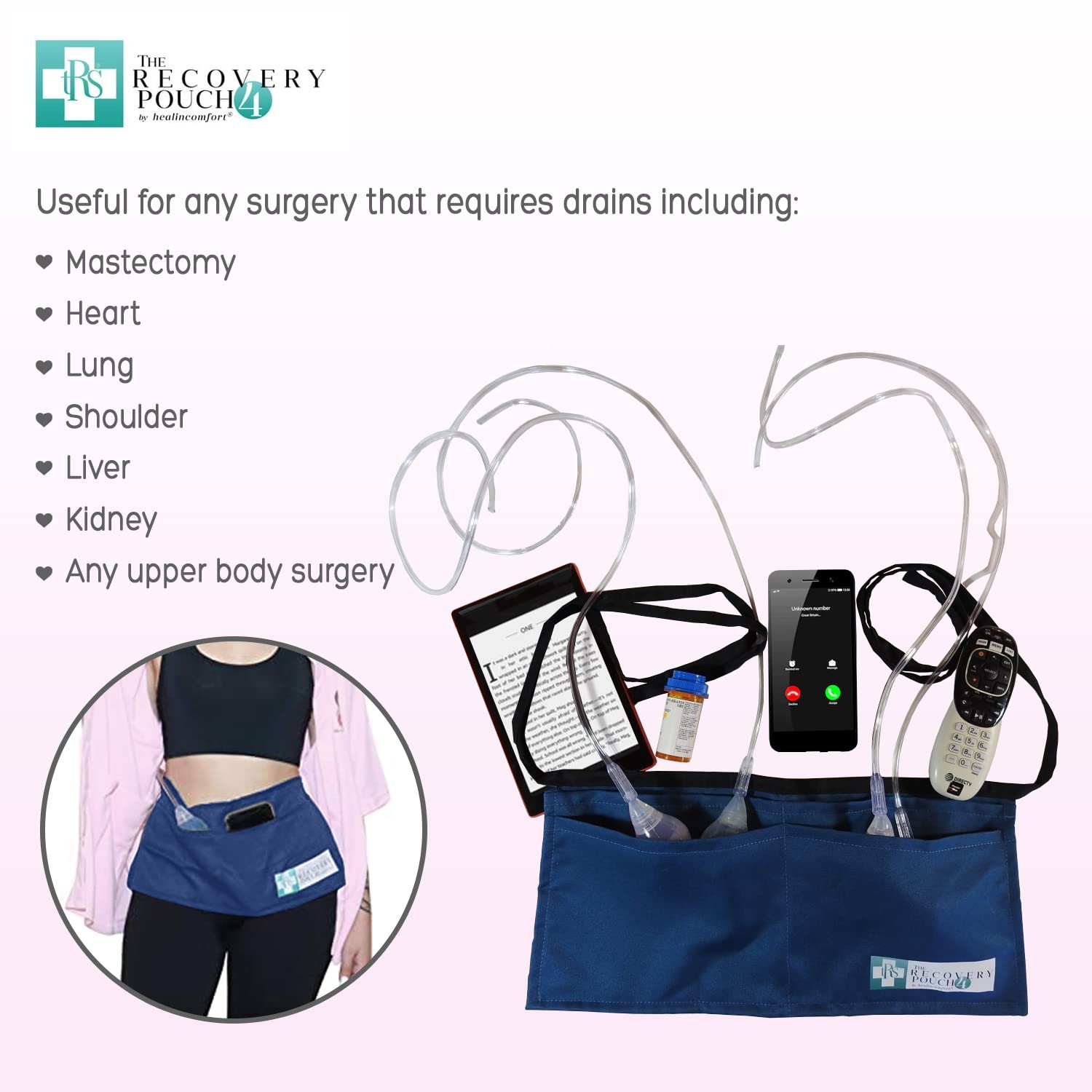 am Heal in MastectomyOstomy Surgery Drain Recovery Kit