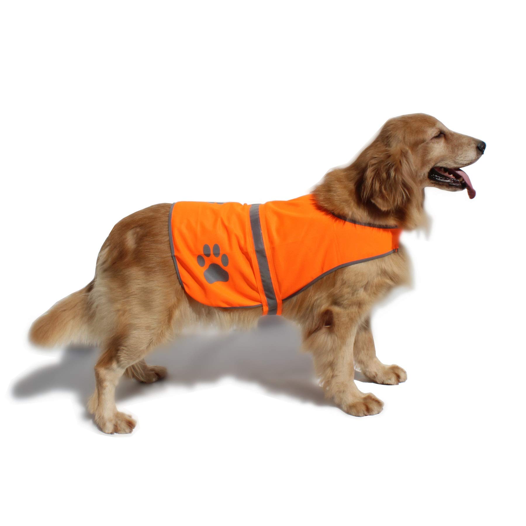 Chaleco Reflectante de Seguridad para Perro, Alta Visibilidad para Caminar, Correr, Senderismo para Mantener a los Perros visibles y Seguros de los Coches y Accidentes de Caza