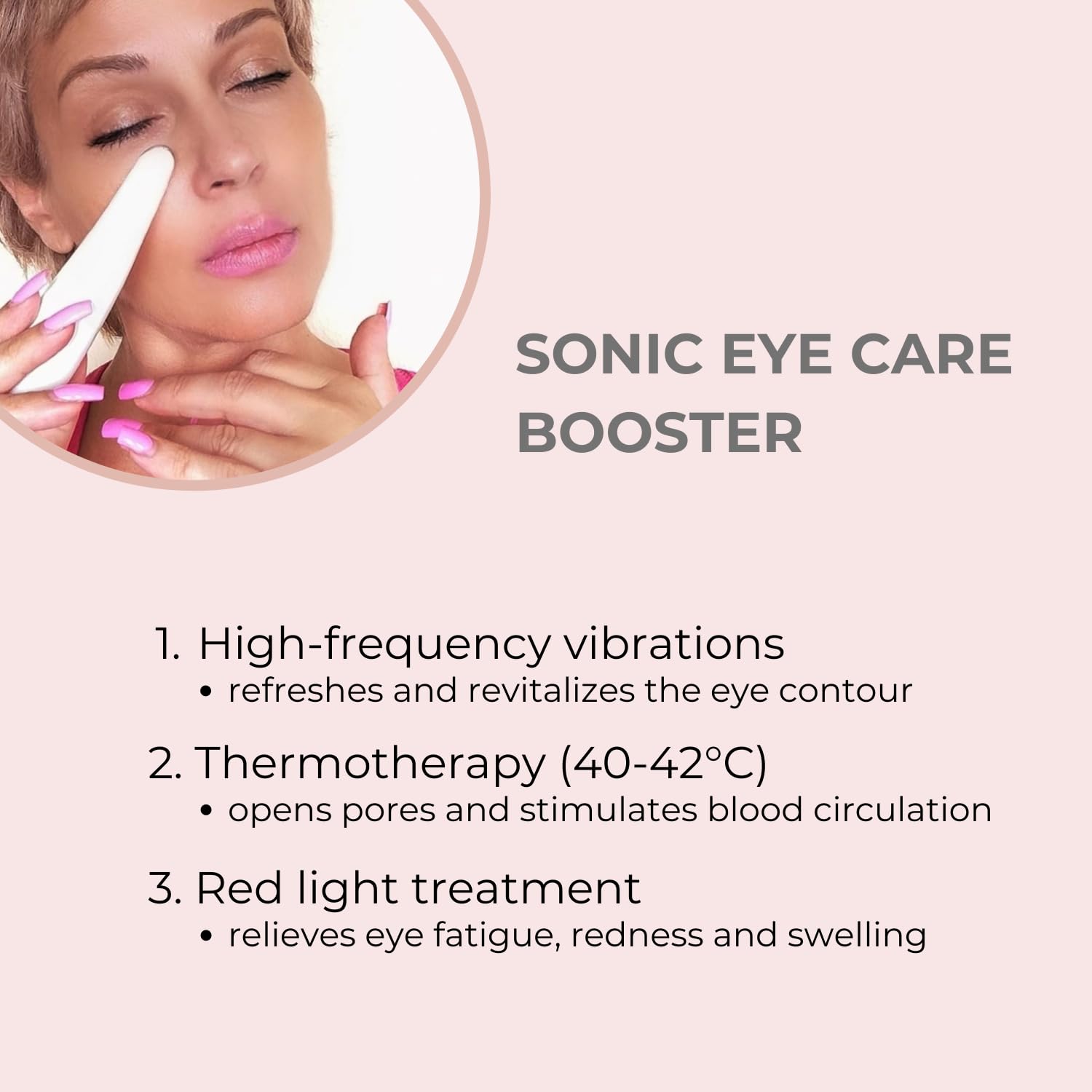 Masseur De Beauté Pour Le Contour Des Yeux - Avec Musique - Mini Appareil De Massage - Neuf