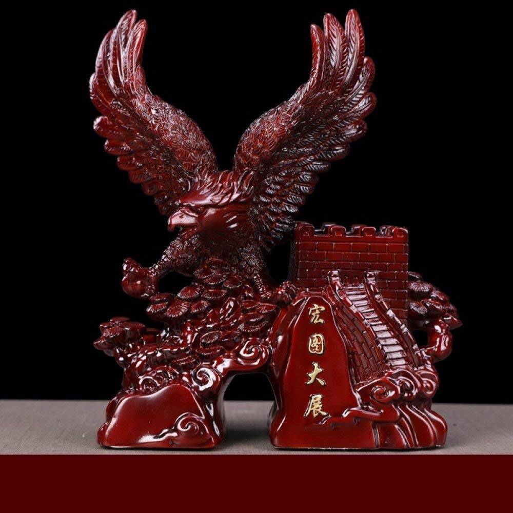 Petite statue d'aigle et porte-stylo mignon cadeau idéal