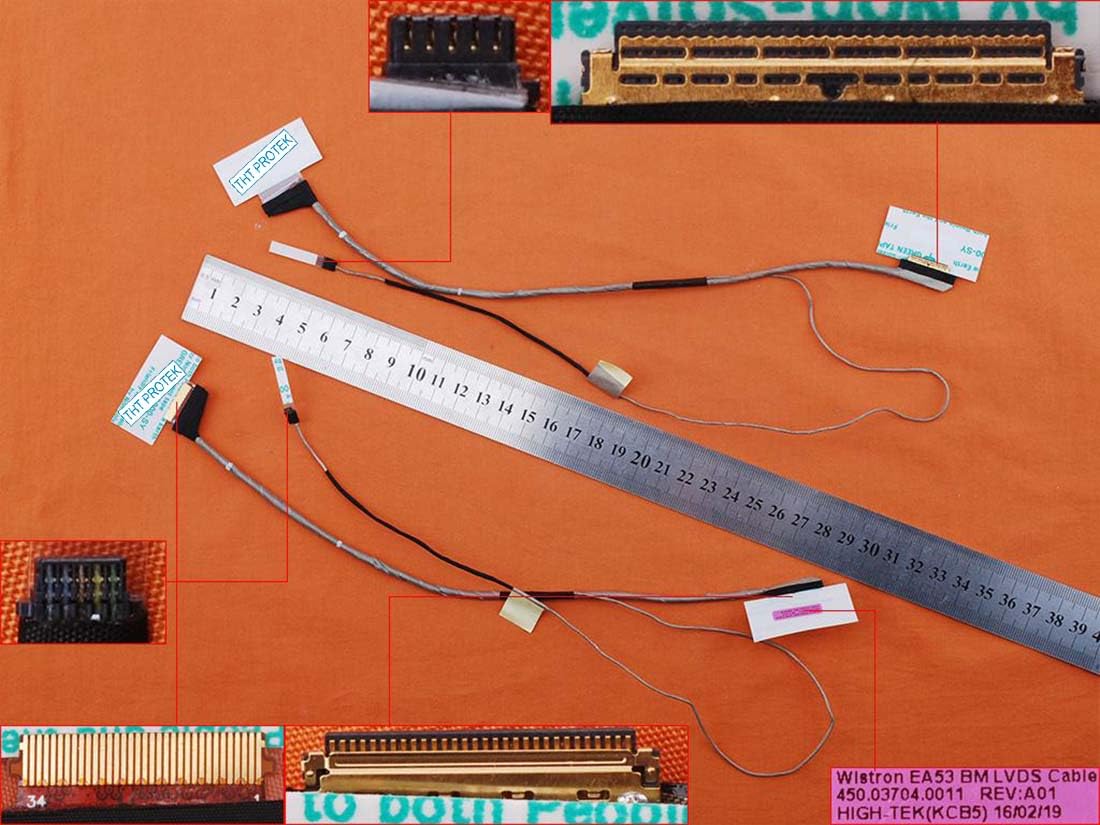 T-ProTekDisplay Cable Screen LED Screen Cable Compatible with Wistron EA53 BM LVDS Cable
