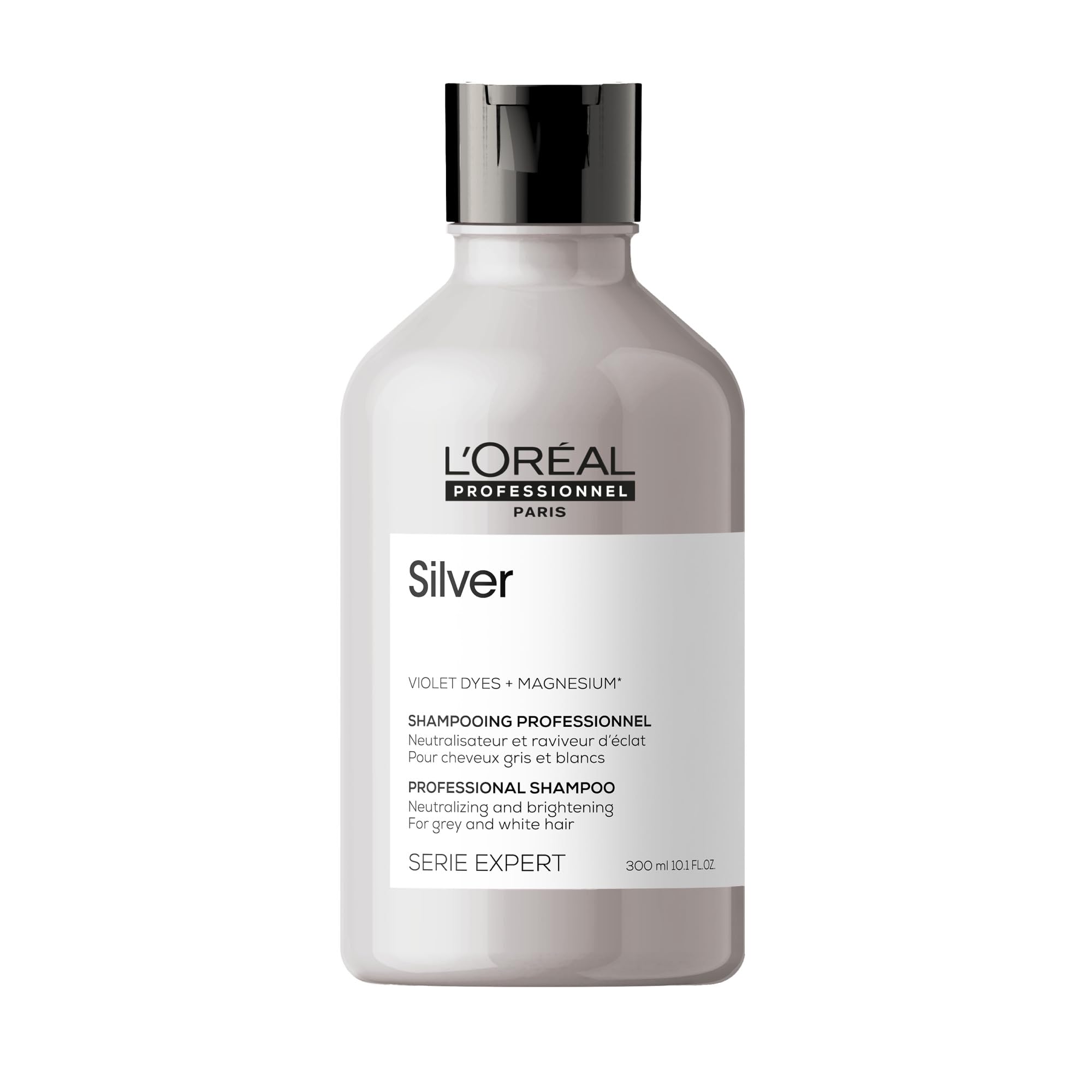 L’Oréal Professionnel | Shampoo, For Grey, White or Light Blonde Hair, Serie Expert Silver