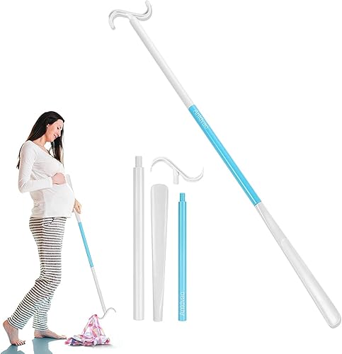 Antdvao Kit de ayuda para calcetines calcetines fáciles de poner y quitar, soporte ligero y fácil de llevar, bocina de zapatos con ganchos, adecuado