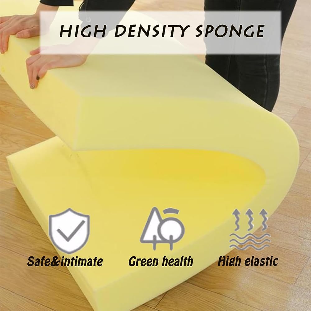 Relleno de espacio para marco de cama personalizado, espuma de tapicería cortable, tapete de sofá de espuma viscoelástica gruesa, cojines de espuma de repuesto para muebles, 120/150/180/200 cm (200 x