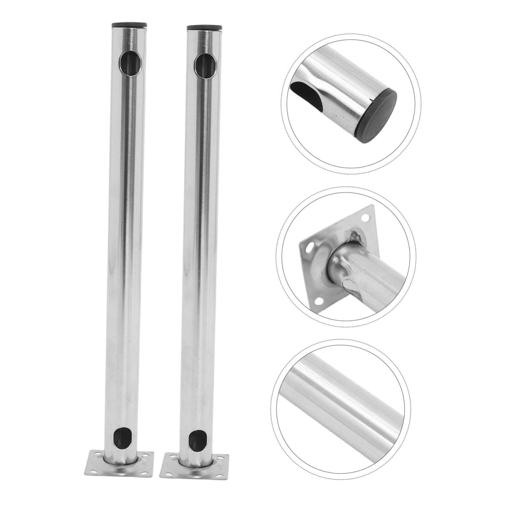 Angoily 2pezzi Supporto Per Antenna in Acciaio Inossidabile Staffa Di Montaggio Parete Per Telecamera Supporto Verticale Per Antenna Wireless Per Tv Esterna Staffa Di Rete Wi-fi e Configur