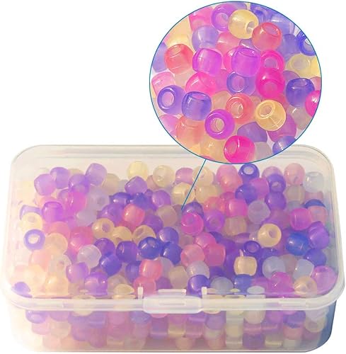 Miniatura 3 de KISSITTY 500 unids/caja que brilla en la oscuridad UV perlas que cambian de color sensible al sol sensible a los rayos UV reactiva resina de
