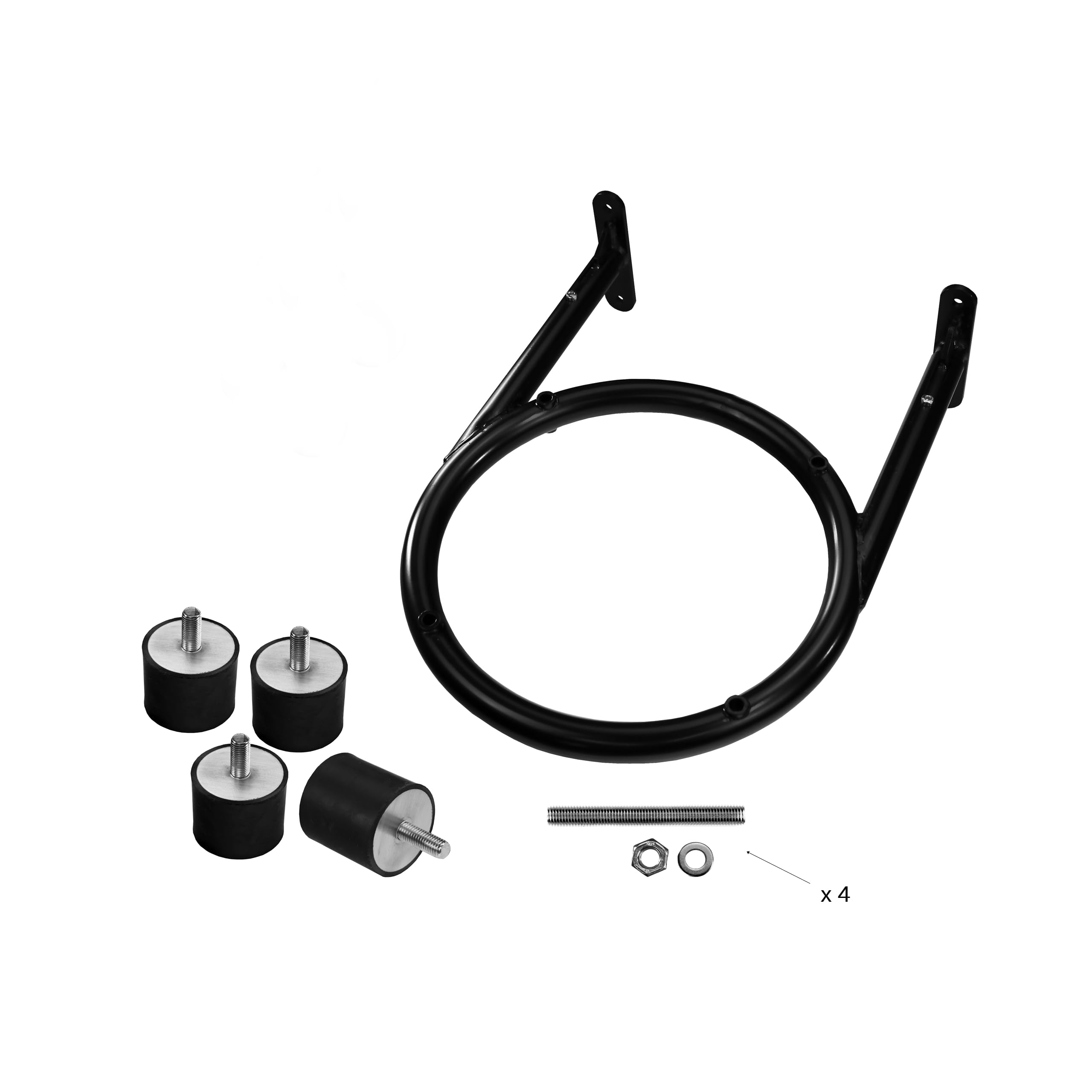 SUNEX Wandmontage, Rahmen für Wärmepumpe DROPS Heizung Halter Halterung, Wandhalterung für Wärmepumpen & Split Klimaanlagen (Wandhalter mit Schwingungsisolator)