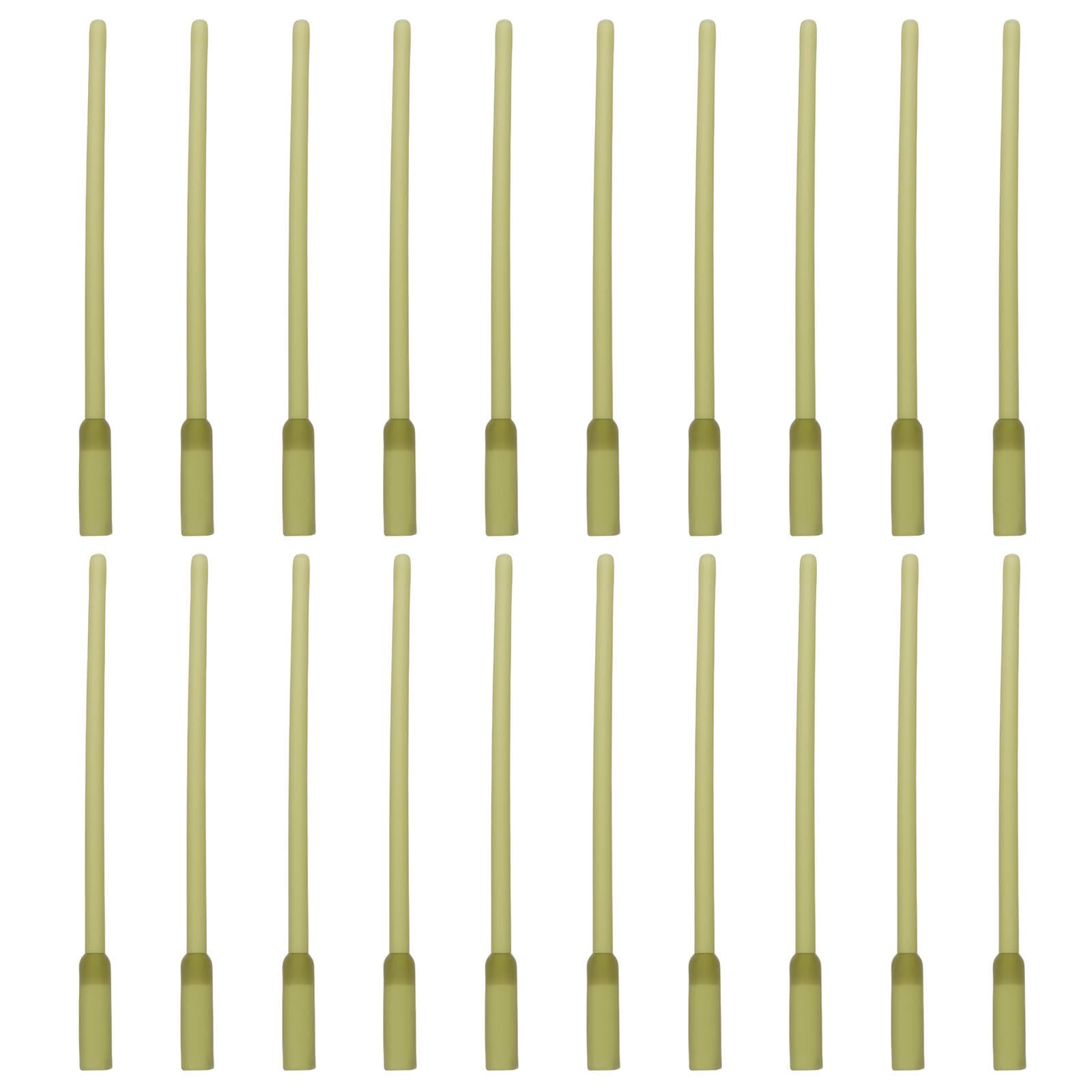 As Axis Spindleon Green 20Pcs 85Mm Extra Long Anti-Tangle Sleeves For Carp Fishing Freshwater Fishing