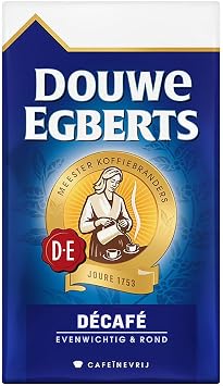 Douwe Egberts, Decaffeinated, Ground Coffee - Medium Roast, Decaf Coffee - Rich, Aromatic, and Smooth, Perfectly Balanced Flavor, 8.8 Ounce