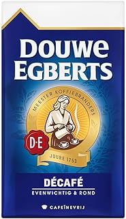 Douwe Egberts, Decaffeinated, Ground Coffee - Medium Roast, Decaf Coffee - Rich, Aromatic, and Smooth, Perfectly Balanced Flavor, 8.8 Ounce