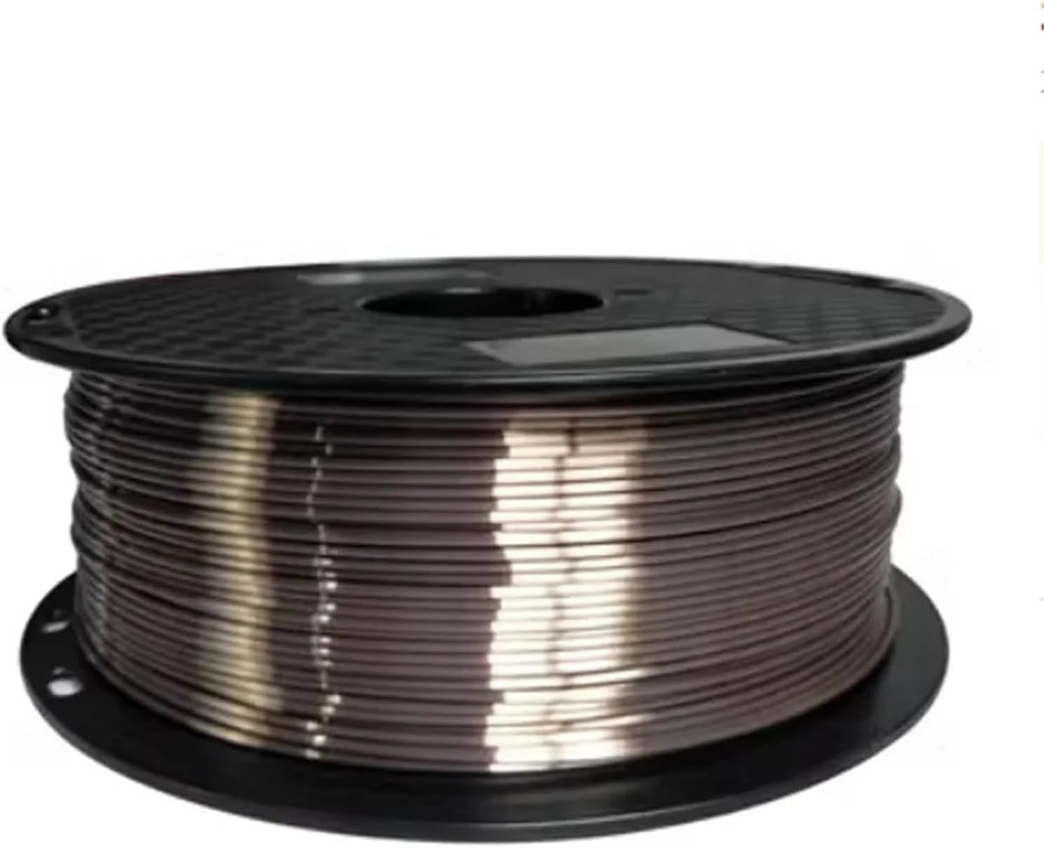 Silk Rose Gold/Champagne Metallic PLA Filament 1.75mm 1KG – Shiny Silky 3D Printing Material (Metal Brown Hue)