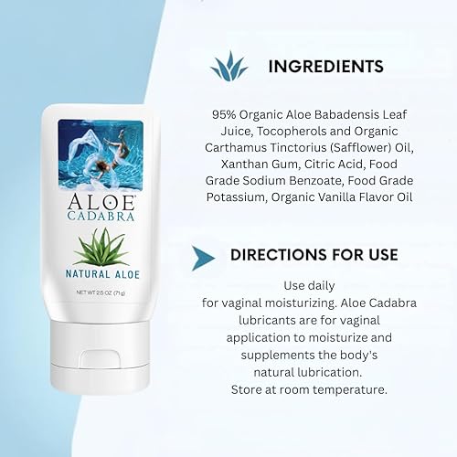 Miniatura 2 de Lubricante orgánico Aloe Cadabra natural 25onzas 2