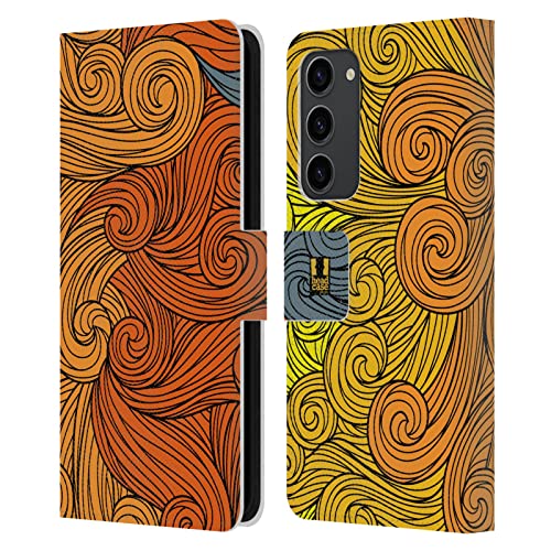 Étui portefeuille Galaxy S23 Plus Head Case Designs en cuir