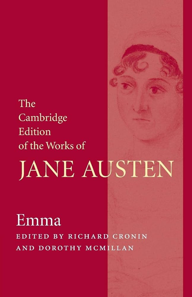 Amazon.com: Emma (The Cambridge Edition of the Works of Jane