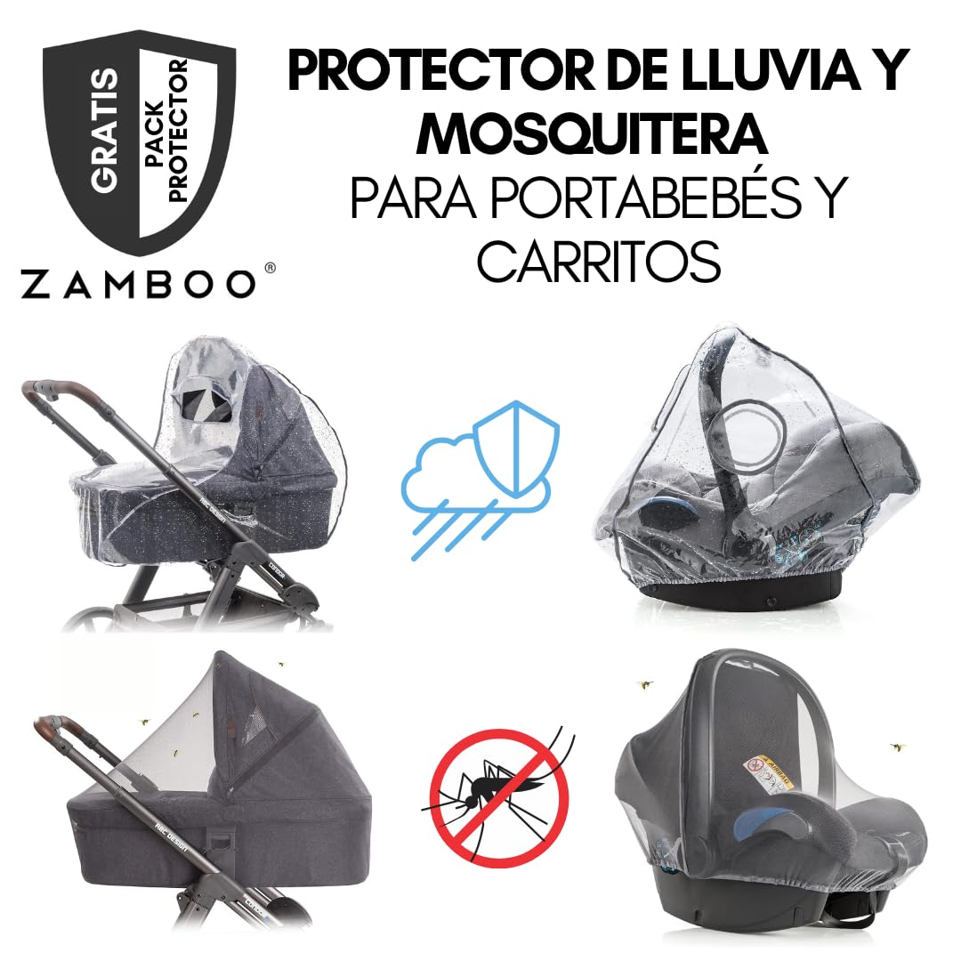 hauck Move N Care Carrito Bebé 3 en 1 con Silla de Coche Drive N Care - Capazo y Asiento Reversible – Cochecito para Recién Nacidos hasta 22 kg - Suspensión – Moca