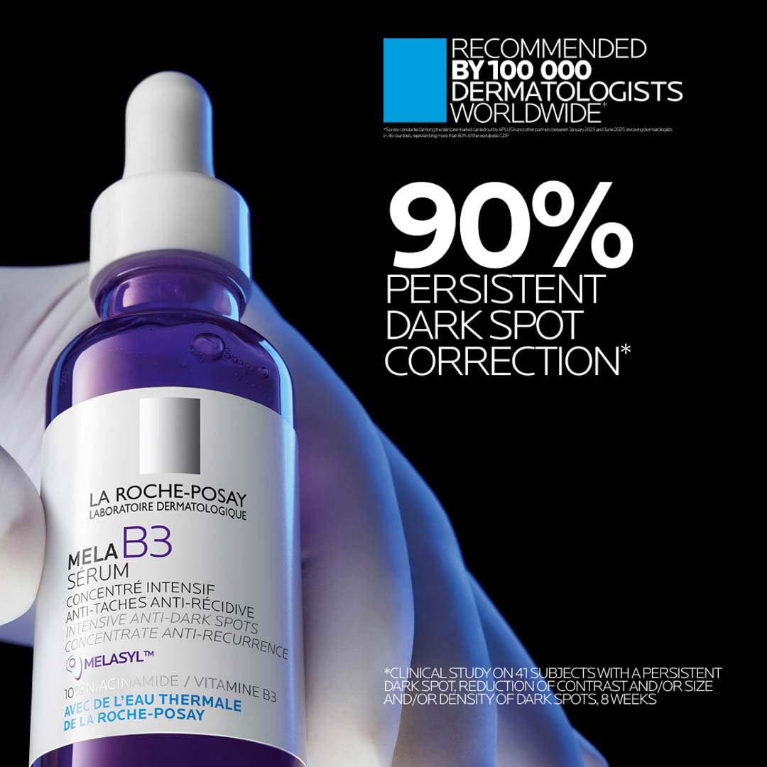 La Roche-Posay Mela B3 Serum 30ml – Concentrated Dark Spot Correcting Face Serum with Melasyl & 10% Niacinamide, Reduces Look of Dark Spots, Marks & Uneven Tone for Radiant, Even Skin
