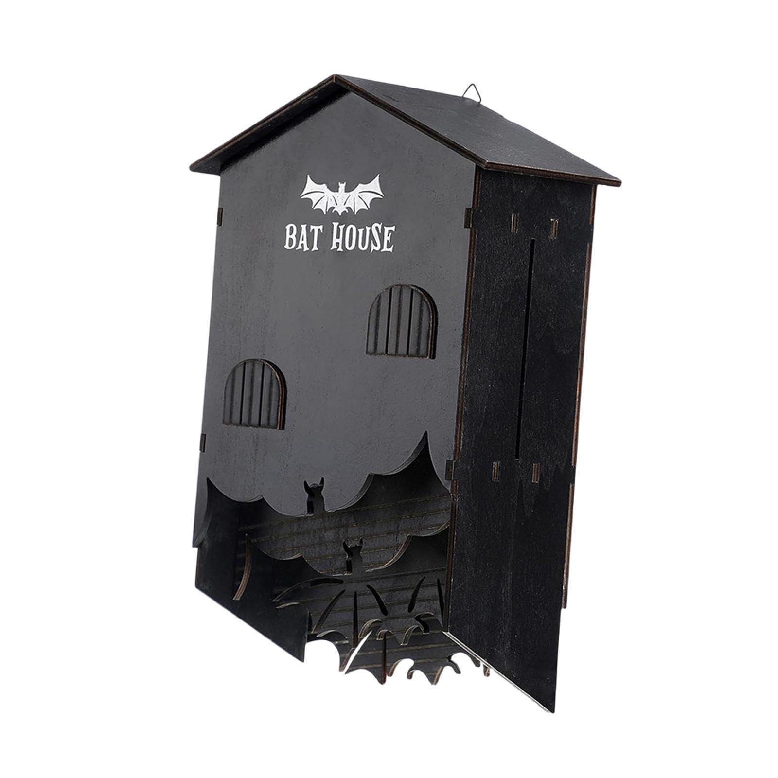 Nichoir à Chauves-Souris en Bois à Trois Compartiments, de Qualité Professionnelle, à Suspendre Aux Arbres du Jardin, de La Cour et à Utiliser comme P