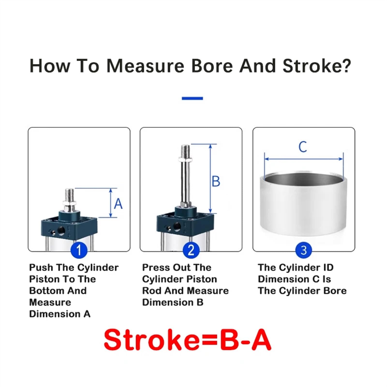 SC Standard Cylinder SC125/160/200/250/320 Big Bore Pneumatic Cylinder Piston Big Thrust 25-1000mm Stroke Double Acting 1pcs(Stroke 400mm,Bore 200mm)