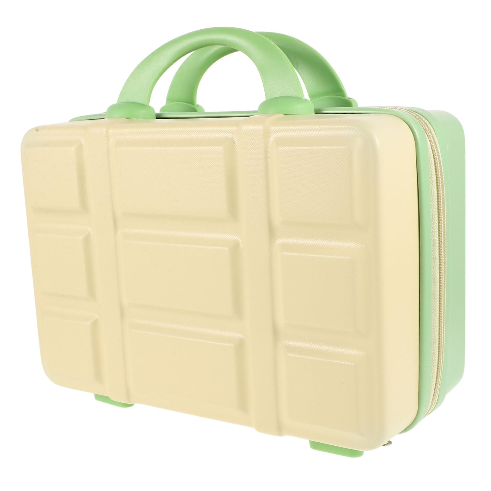 CALLARON Vintage Suitcase Makeup Travel Case Toiletry Bag Mini Luggage for Women