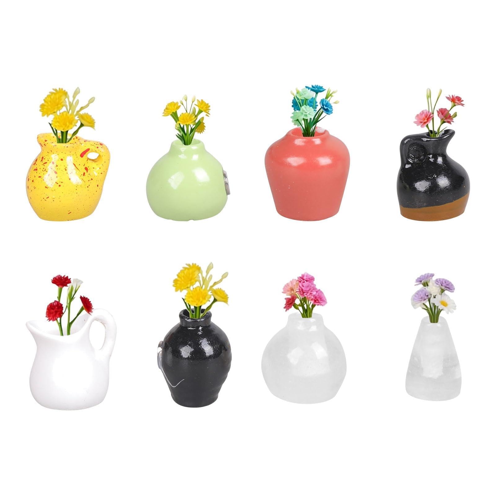 8 Pieces Beautiful Petal Pattern Refrigerator Magnets Strong Resin Construction for Household Organization Storage Locker Magnets