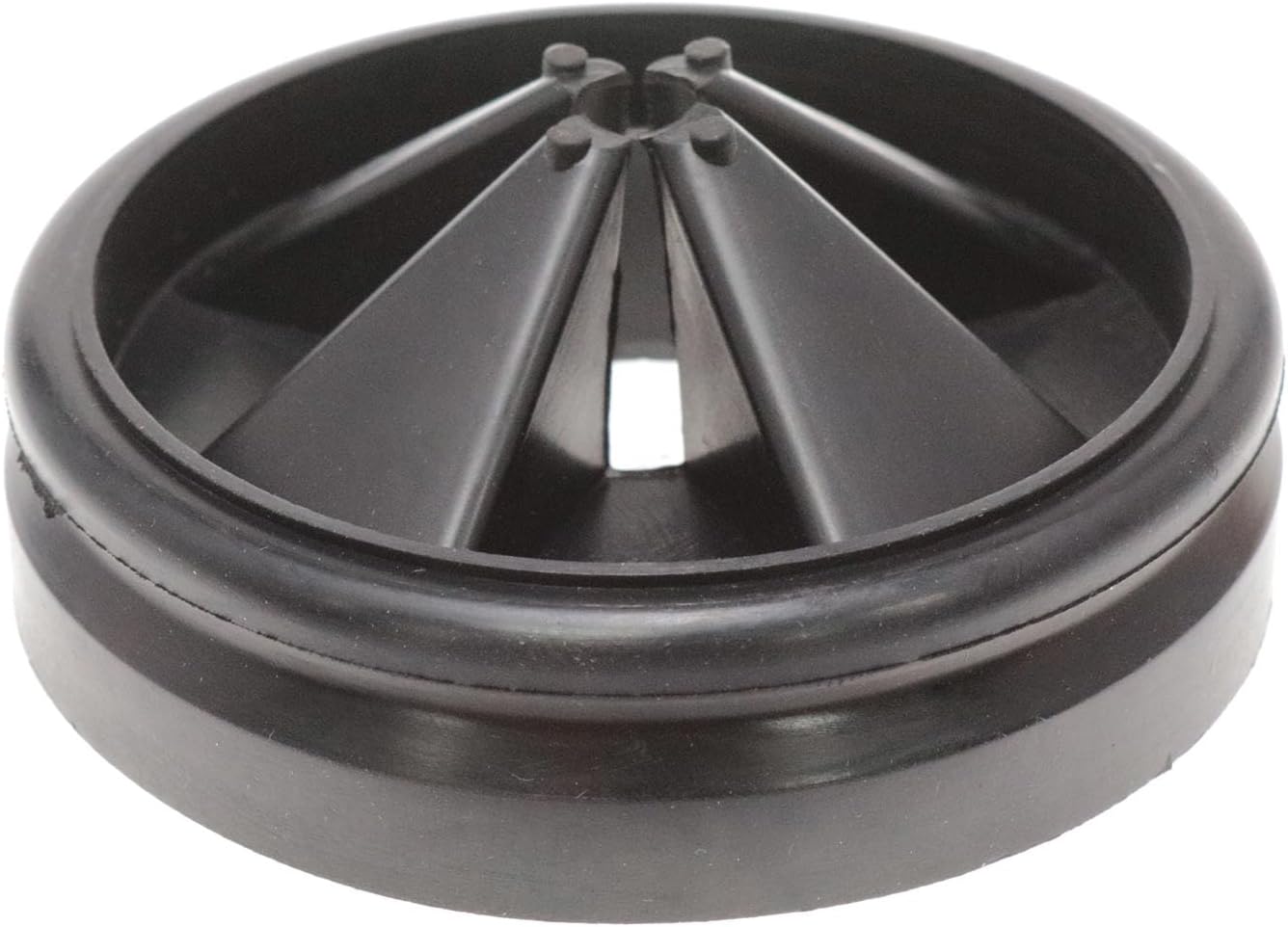 Lovelysp Garbage Disposal Splash Guard Drain Splash Guard Collar Quiet Collar Cover Rubber Sink Baffle Quiet Cover Replacement (Black) 1PCS