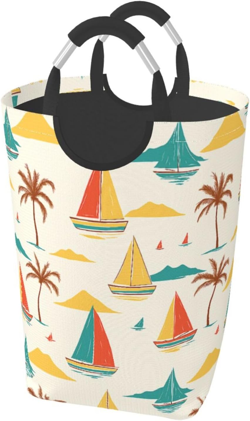 Retro Mushroom, Flower And Moth Square Dirty Clothes Storage Bag Laundry Clothes Hamper For Bedroom