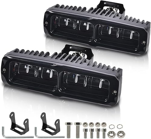 CHEDA Luces antiniebla delanteras compatibles con camionetas Wagon UTB Cab ATV SUV Truck Boat Bus/Compatible con Sport Utility 4WD 4X4 Minería
