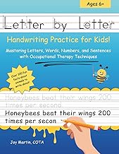 Letter by Letter - Handwriting Practice for Kids: Mastering Letters, Words, Numbers, and Sentences with Occupational Therapy Techniques