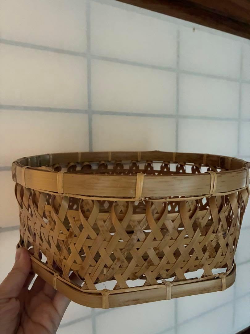 竹製 丸型 ざる 編み目デザイン 竹製 丸型 ざる 編み目デザイン 竹 ざる