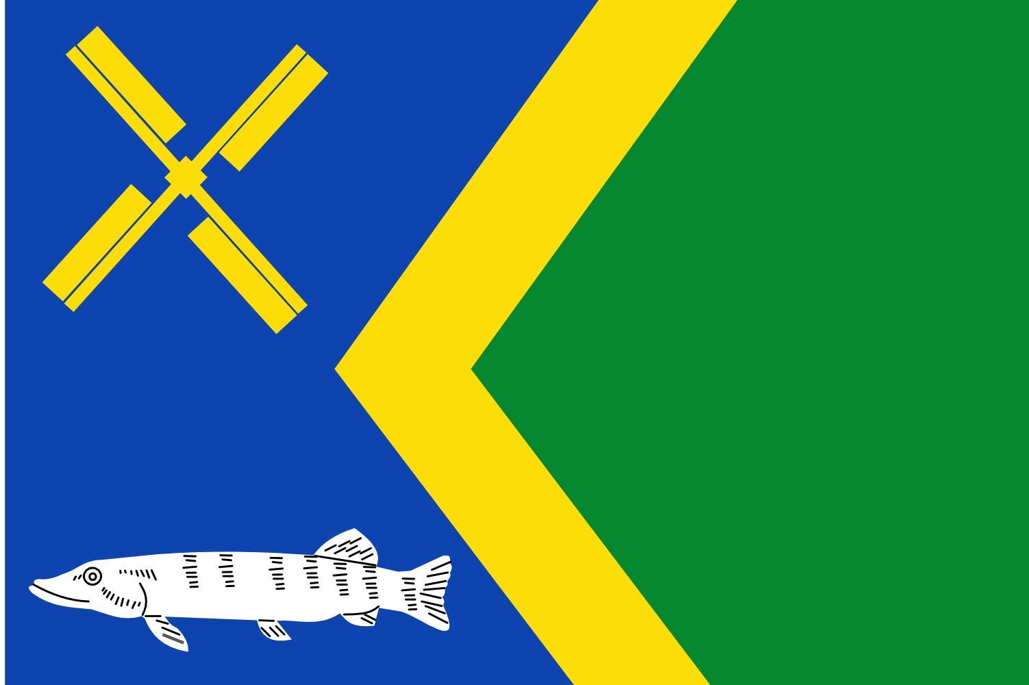 Drapeau Schermer vlag grand format drapeau paysage de municipalité pour mât