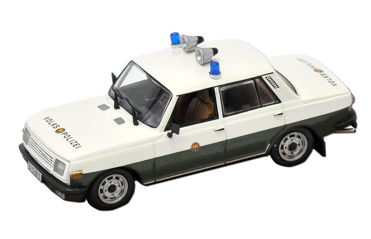 alles-meine.de GmbH Wartburg 353 Limousine Volks Polizei 1966-1989 DDR 1/43 Atlas Modell Auto mit individiuellem Wunschkennzeichen