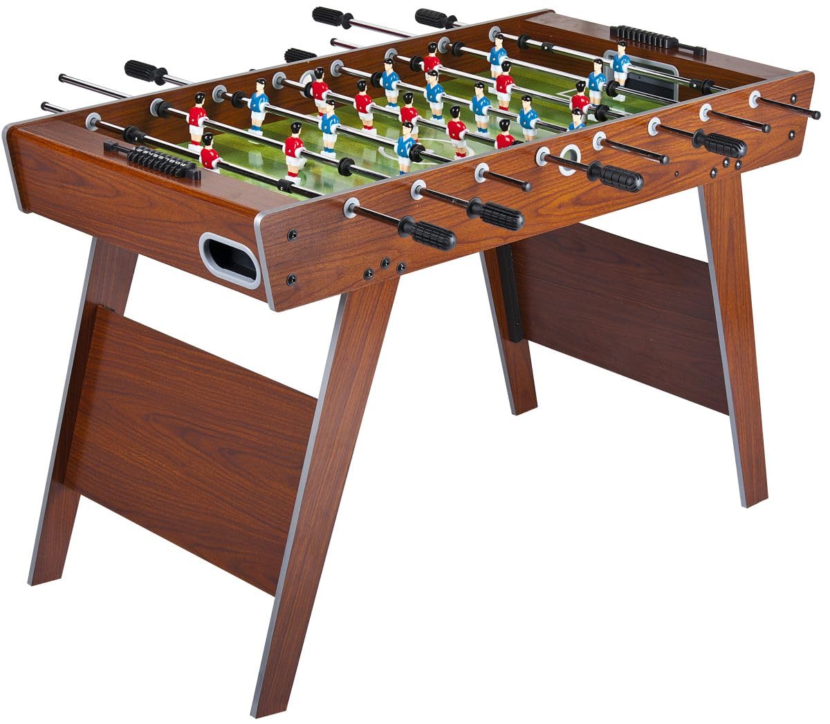 Stoły do Gier dla Dzieci i Dorosłych, Piłkarzyki Bilard Multi Game Table 4w1 15w1, Stół Piłkarski SpaceFlex, Bilard 120 cm, Składany Kompaktowy Zestaw z Akcesoriami do Domu i Świetlicy