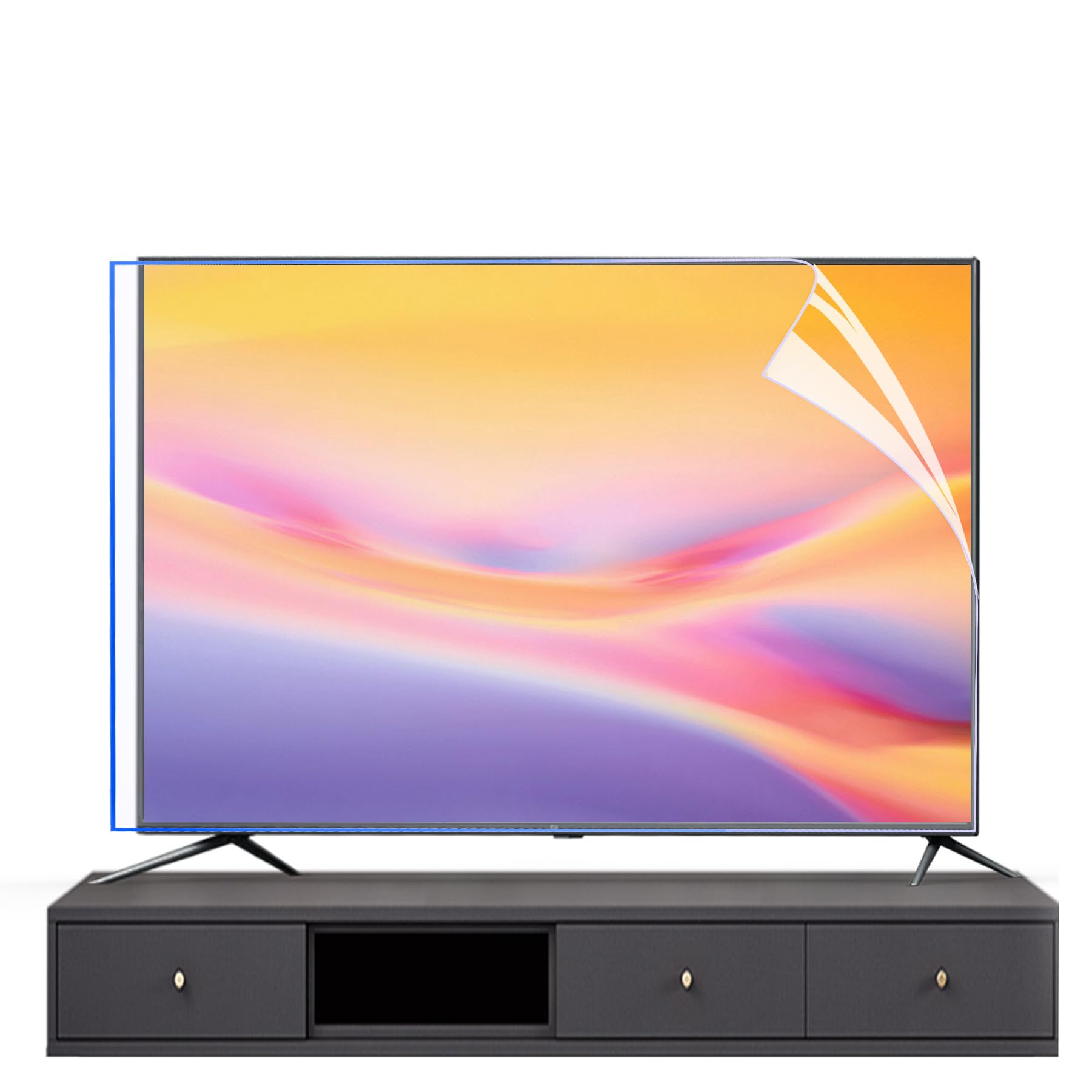 Protezione per Schermo Anti-Riflesso per TV da 75 Pollici Pellicola Temperata Premium Che Blocca Il 99% della Luce Blu Dannosa E dei Raggi UV Superficie Resistente Ai Graffi