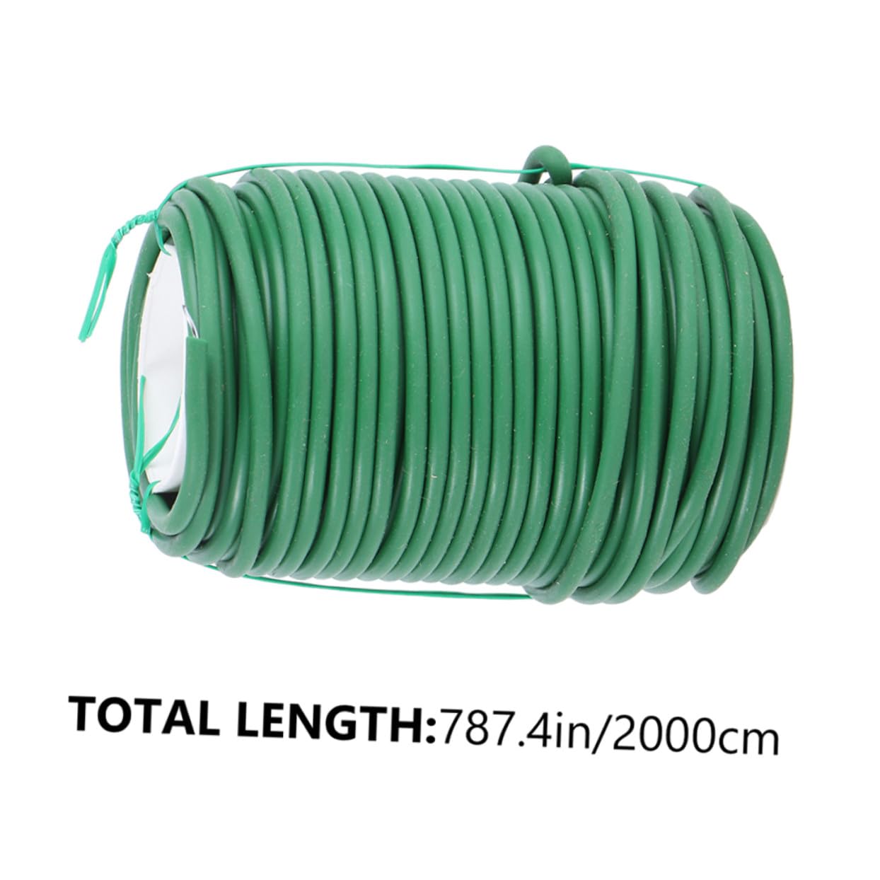 Befestigungsdraht für Gartenpflanzen, 2 Rollen TPR Eisen Grün