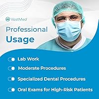 Vista 5 de 50 capas de filtrado de mascarillas con lazo