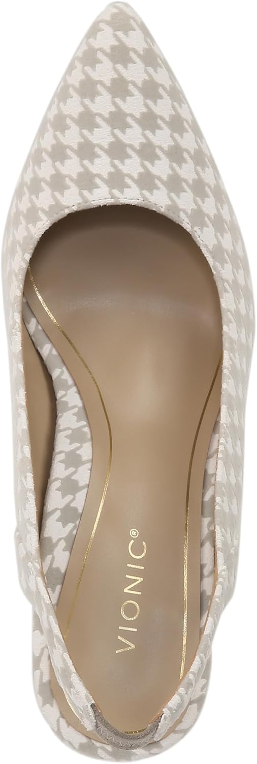 Vionic Women's Zinnia Adalena Dress Pump- Supportive Ladies Dress Back-Strap Heels That Include Three-Zone Comfort with Orthotic Insole Arch Support, Medium Fit Shoes for Women, Sizes 5-11