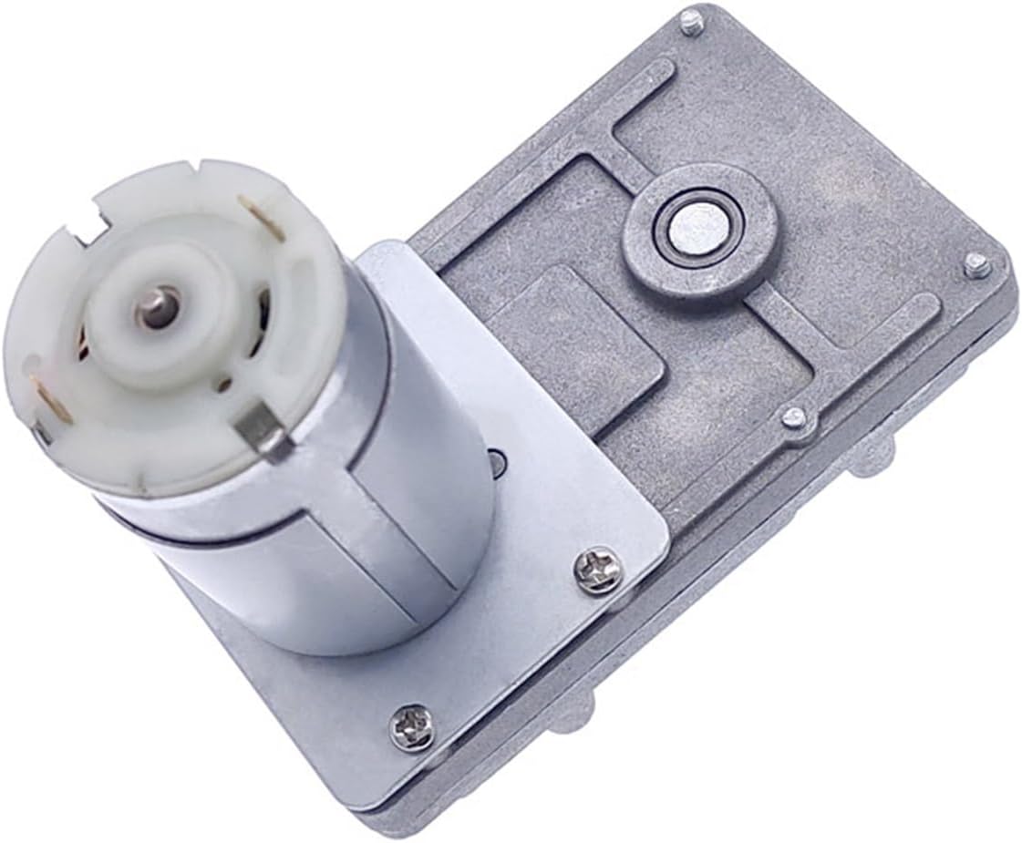20-157RPM Worm Gear Motor 12V Reducer DC High Torque Motor Metal Gear Reverse Self-locking For Automation Equipment(12V 100RPM)