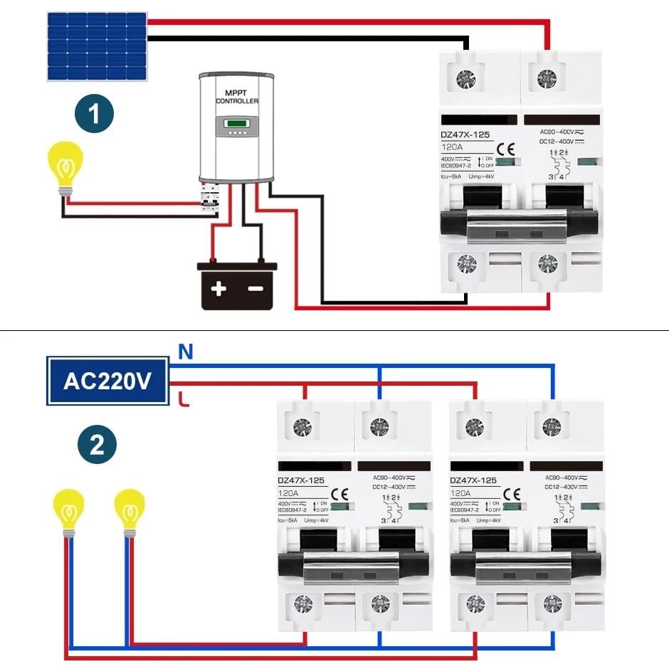 Disyuntor CC CA 400V 100A soluciona sobrecalentamientos protegiendo tu red 4
