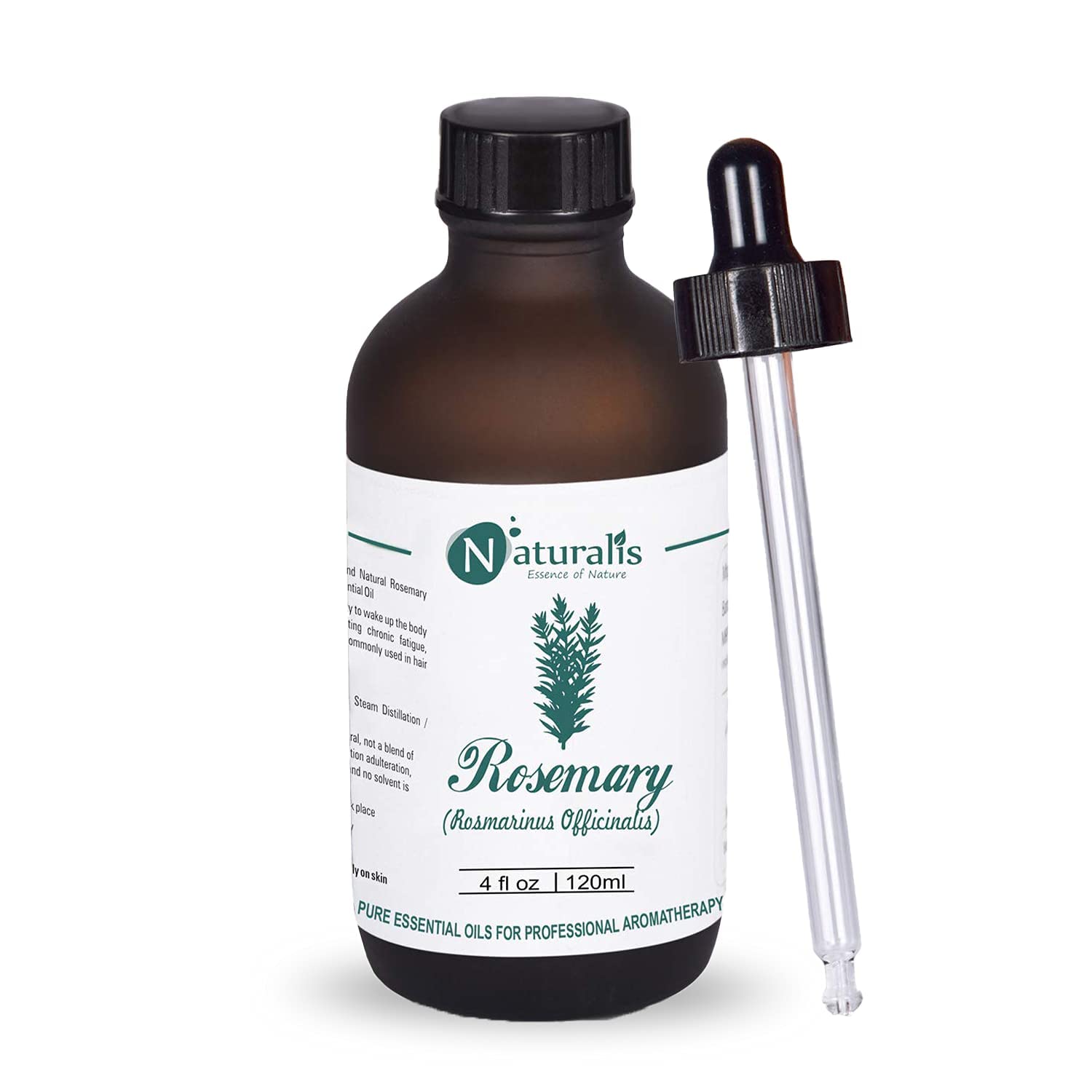 Naturalis Essence of Nature Rosemary Essential Oil for Skin, Muscle & Joints, Anti-Dandruff, Hair Conditioner, Pure & Natural Therapeutic Grade - 120ml (B07FJZBWQV) Amazon Price History, Amazon Price Tracker