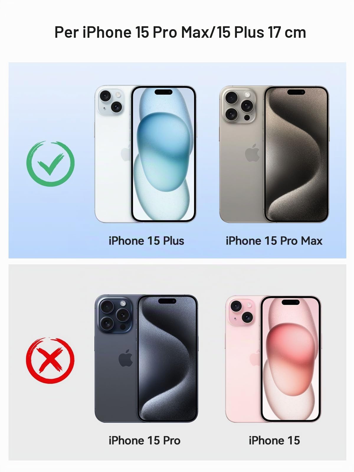 NEWDERY Custodia con batteria per iPhone 15 Pro Max/iPhone 15 Plus 10000 mAh, custodia di ricarica portatile ricaricabile con USB C, Qi e supporto wireless magnetico per iPhone 15 Pro Max/Plus