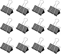 Vista 10 de Ufmarine Clips pequeños para carpeta de 1 pulgada, (144 piezas) Clips pequeños de papel para oficina