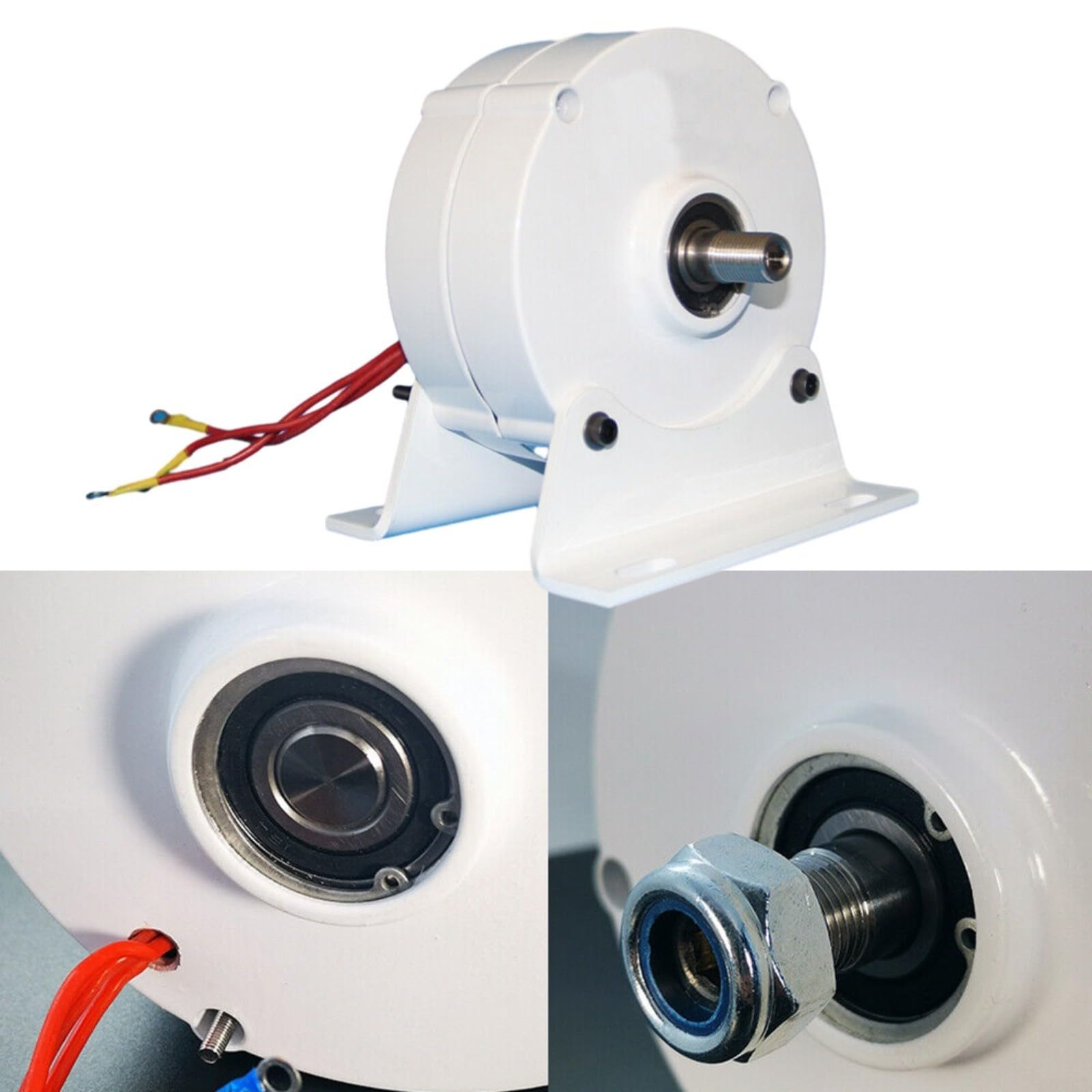 Generatore a magnete permanente a 3 fasi 100W,Turbina eolica trifase,Generatore di giri 12V,Piccolo generatore eolico 24V (24V)