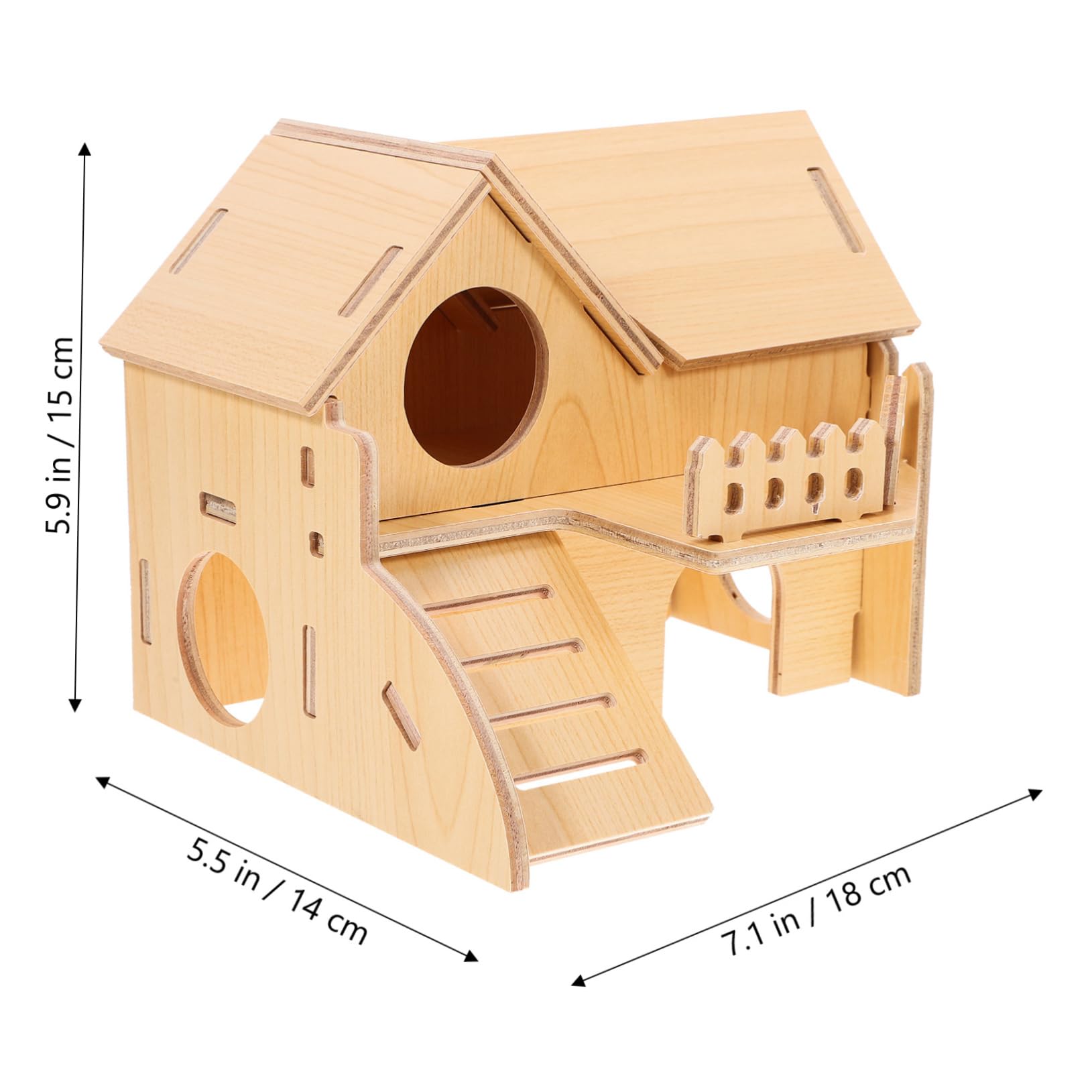 HOLIDYOYO Hamster Delicate Hideout for Small Animals Charming Sleeping Retreat for Hamsters Cage Accessory for Fun and Exploration for Pet Comfort