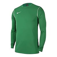 Nike FJ3004-302 M NK DF PARK20 Crew Top R Maglia Lunga Uomo Pine Green/White/White Taglia M